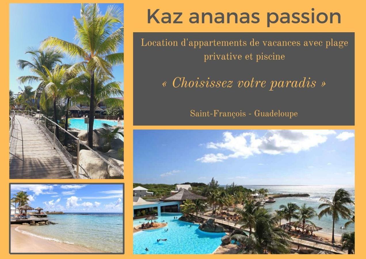 סן-פרנסואה Studio Kaz Ananas Au Manganao מראה חיצוני תמונה